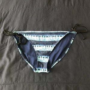 Medium Blue Tie-Dye Bikini Bottoms